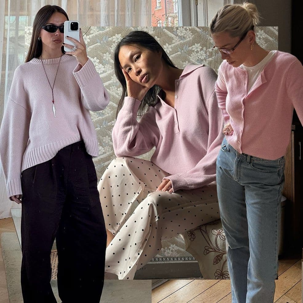  From Sweden to London, This Sweater Color Is Gaining Traction Among the Fashion Set—35 Picks Worth Adding to Your Own Closet 