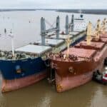 Two Vessels Collide And One Runs Aground On Mississippi River Near Hahnville