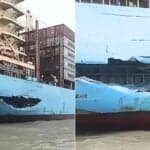 Maersk Boxship Suffers Major Hull Damage After Collision With Feeder Vessel At Chattogram Port
